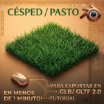 Cómo crear césped realista en Blender