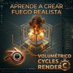 Aprende a crear fuego realista en Blender