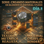 Cómo crear una textura metálica procedural en Blender